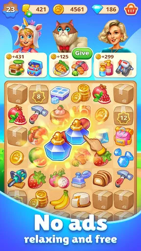 Скриншот 5 — Happy Town: Merge Adventure