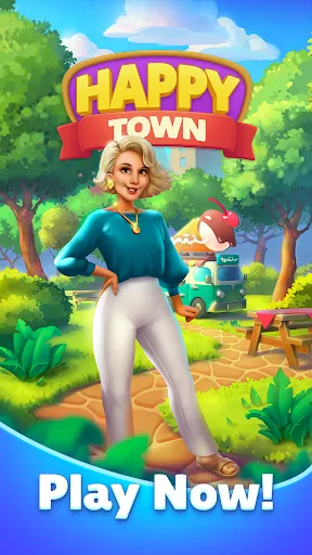 Скриншот 6 — Happy Town: Merge Adventure