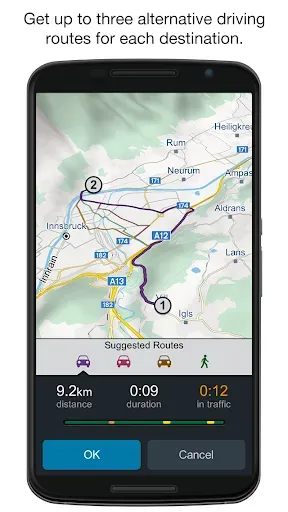 Скриншот 2 — Genius Maps: Offline GPS Nav