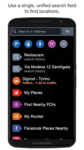 Скриншот 4 — Genius Maps: Offline GPS Nav