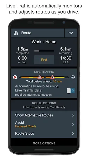 Скриншот 5 — Genius Maps: Offline GPS Nav