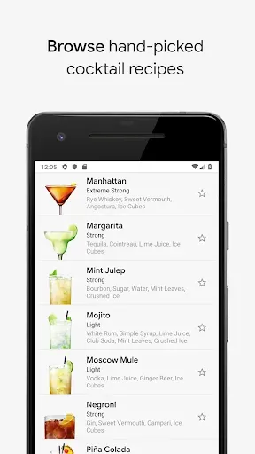 Скриншот 2 — Cocktail Flow - Drink Recipes
