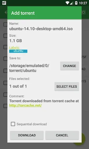 Скриншот 5 — tTorrent