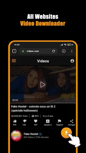 Скриншот 1 — Hub Video Downloader