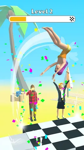 Скриншот 2 — Human Flip: Игра Флип Мастер