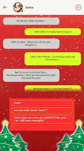 Скриншот 5 — Santa Claus Prank Call & Chat