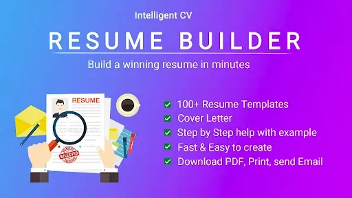 Скриншот 1 — Resume Builder App, CV maker
