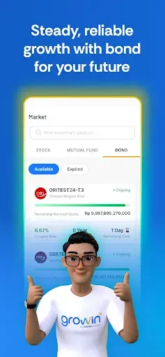Скриншот 2 — Growin' - Invest & Trade