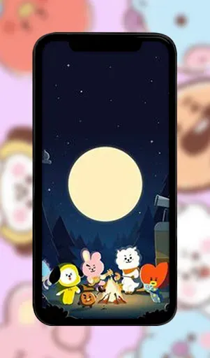 Скриншот 3 — Cute BT21 Wallpaper Full HD