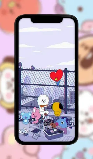 Скриншот 4 — Cute BT21 Wallpaper Full HD