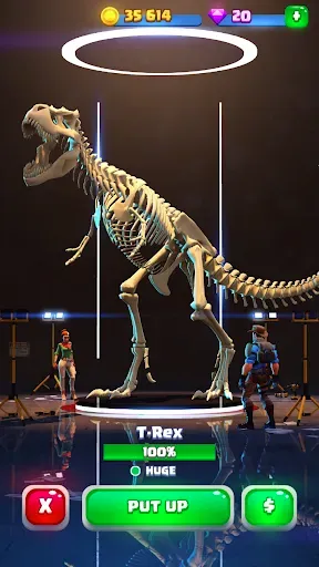 Скриншот 1 — Dinosaur World - Idle Museum