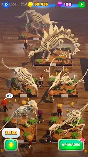 Скриншот 3 — Dinosaur World - Idle Museum