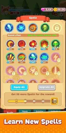 Скриншот 2 — Meow Fury: Idle Cat Legends