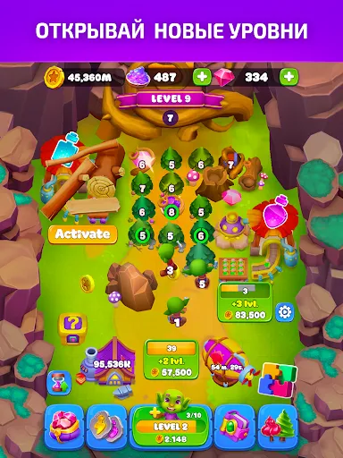 Скриншот 8 — Goblin Wood Idle Lumber кликер
