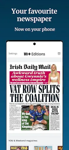 Скриншот 1 — Irish Daily Mail