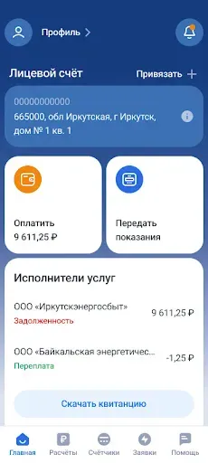 Скриншот 2 — Иркутскэнергосбыт
