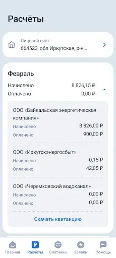Скриншот 3 — Иркутскэнергосбыт