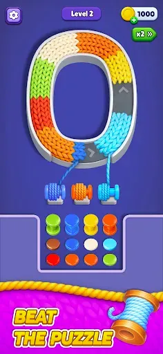 Скриншот 1 — Wool Loop: Color Puzzle
