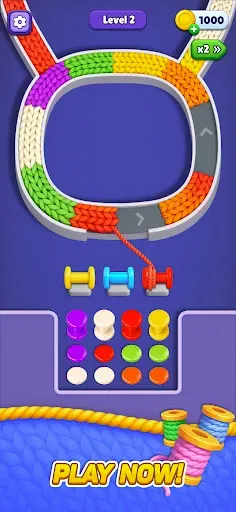 Скриншот 2 — Wool Loop: Color Puzzle