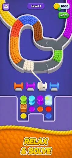 Скриншот 4 — Wool Loop: Color Puzzle