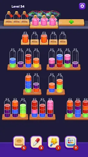 Скриншот 3 — Water Jam: Color Sort