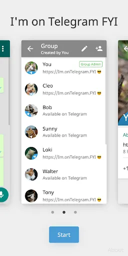 Скриншот 2 — I'm on Telegram FYI