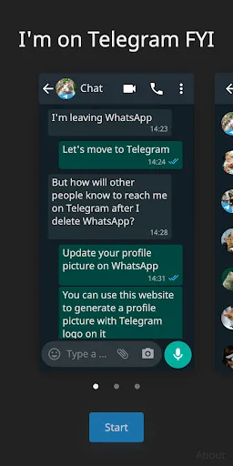 Скриншот 5 — I'm on Telegram FYI