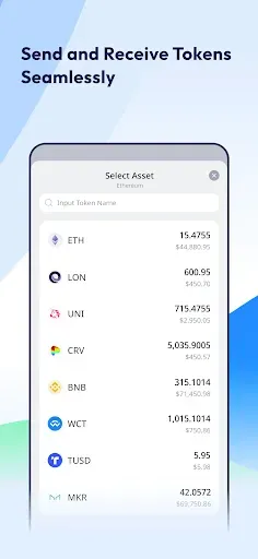 Скриншот 2 — imToken Крипто- и DeFi-кошелек