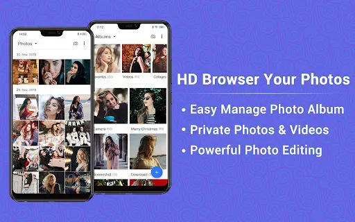 Скриншот 1 — Фотогалерея HD & Editor
