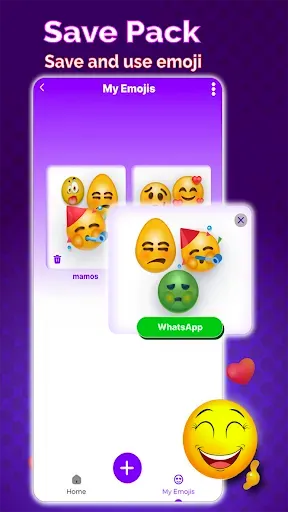 Скриншот 2 — Emoji Maker: делать смайлики