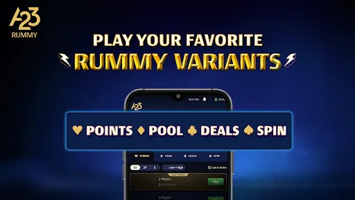Скриншот 2 — Play Rummy Game: A23 Rummy App