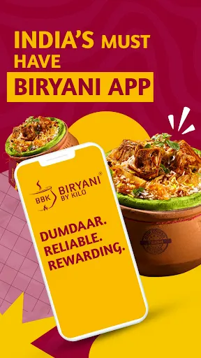 Скриншот 1 — Biryani by Kilo - Order Online