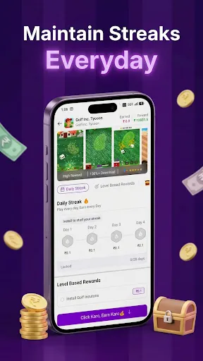 Скриншот 4 — KickCash:Play Games,Earn Money