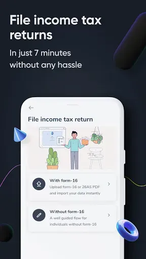Скриншот 2 — Income Tax Filing, ITR - Black