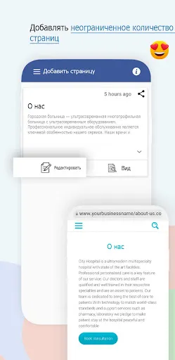 Скриншот 3 — Мгновенный конструктор сайтов