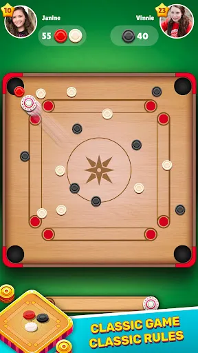 Скриншот 2 — Carrom Master - Online Carrom