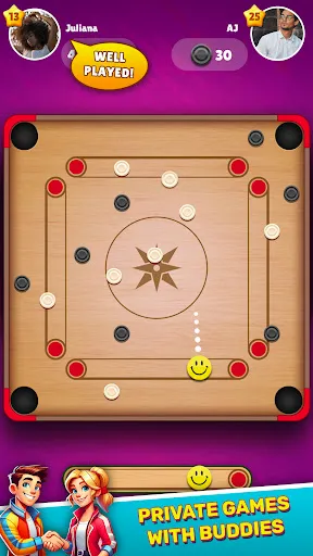 Скриншот 6 — Carrom Master - Online Carrom