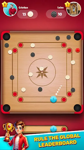Скриншот 7 — Carrom Master - Online Carrom
