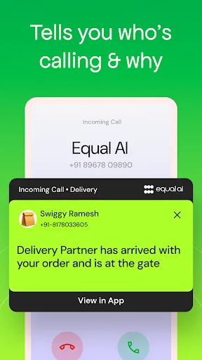 Скриншот 3 — Equal AI -AI Call Assistant