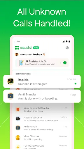 Скриншот 5 — Equal AI -AI Call Assistant