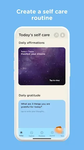 Скриншот 2 — Evolve: Self-Care & Meditation