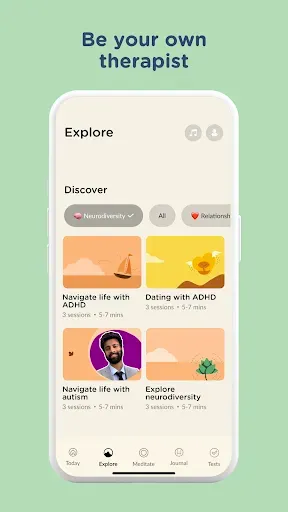 Скриншот 6 — Evolve: Self-Care & Meditation