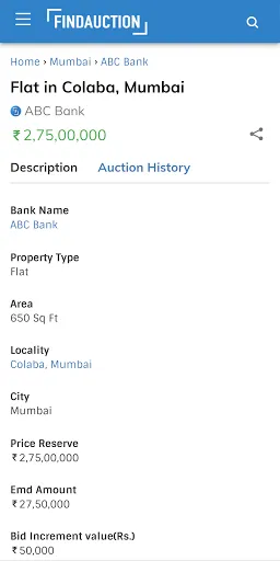 Скриншот 2 — FindAuction: Bank Auction App