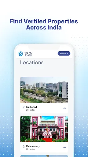 Скриншот 2 — FindMyHostel - PGs & Hostels