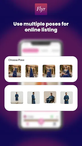 Скриншот 2 — Flyr: AI Studio & Model Photos