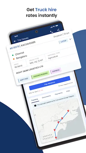 Скриншот 2 — FR8 Truck Booking App