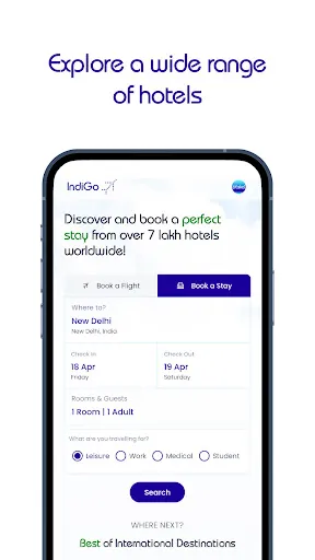 Скриншот 2 — IndiGo: Flight Booking App