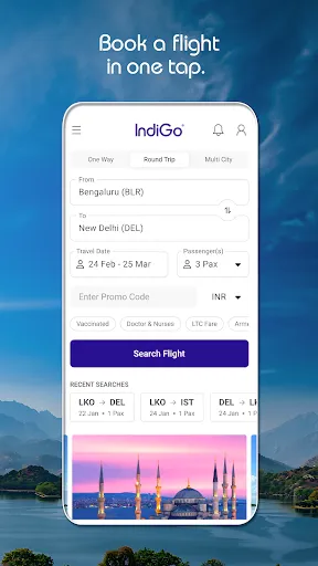Скриншот 3 — IndiGo: Flight Booking App
