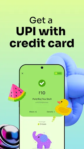 Скриншот 2 — Kiwi - UPI & Credit Card App