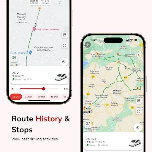 Скриншот 3 — Fleettrack- GPS & Dashcam App